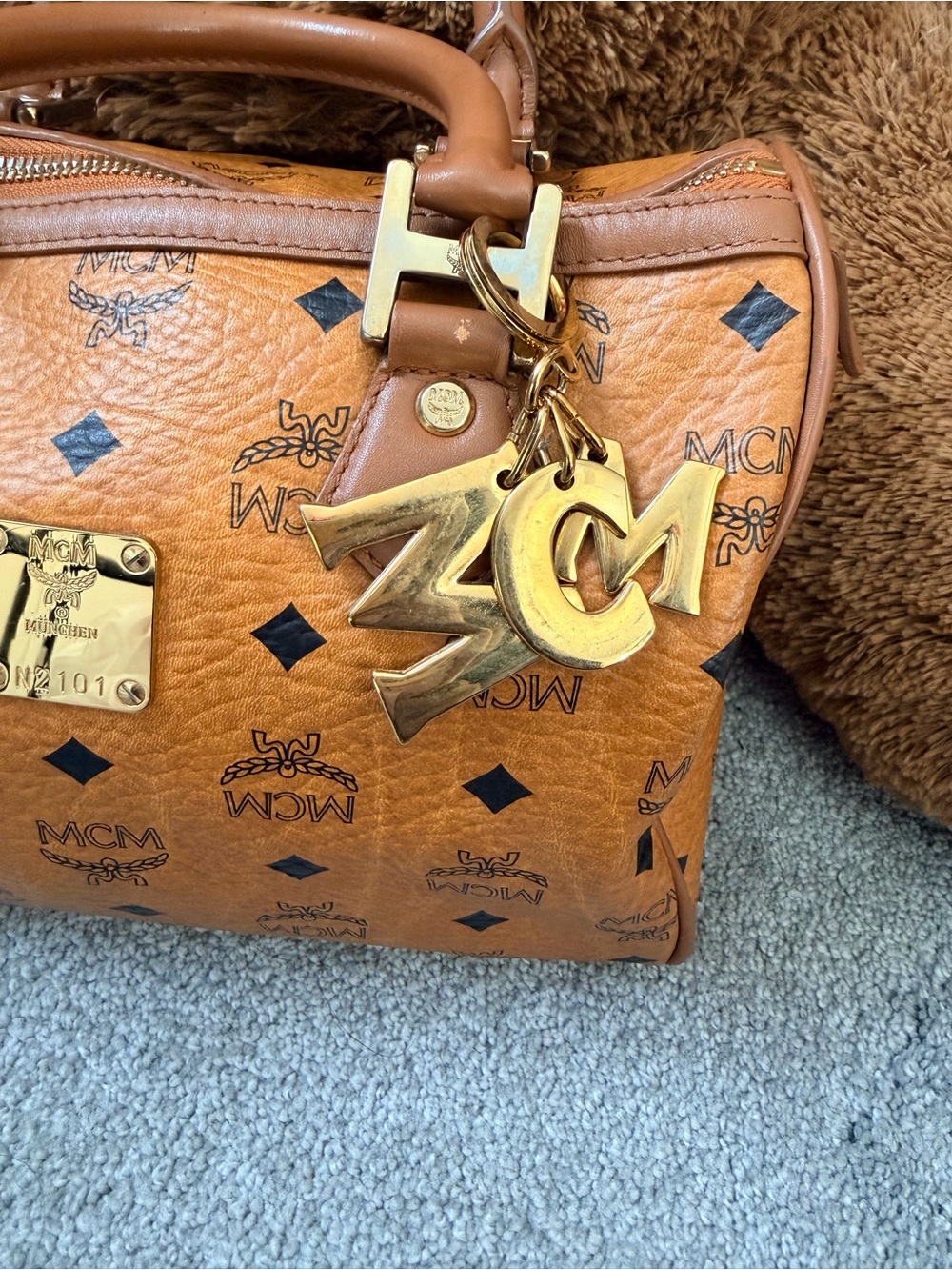 MCM Gold Charm